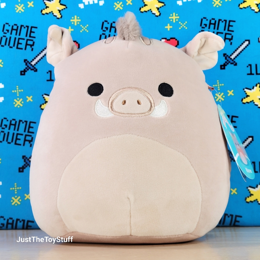 Squishmallow Warren the Boar 8" UltraSoft Stuffed Animal Toy Plush NWT